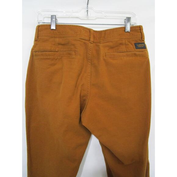 REI Co-Op Trailsmith Brown Cotton Double Knee Tapered Leg Chino Pants Men 32x32 - Picture 10 of 11